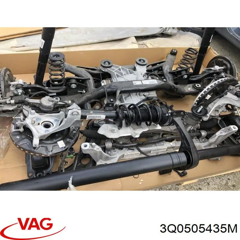 Цапфа - поворотный кулак задний, левый VAG 3Q0505435M цена, от 186.23 USD