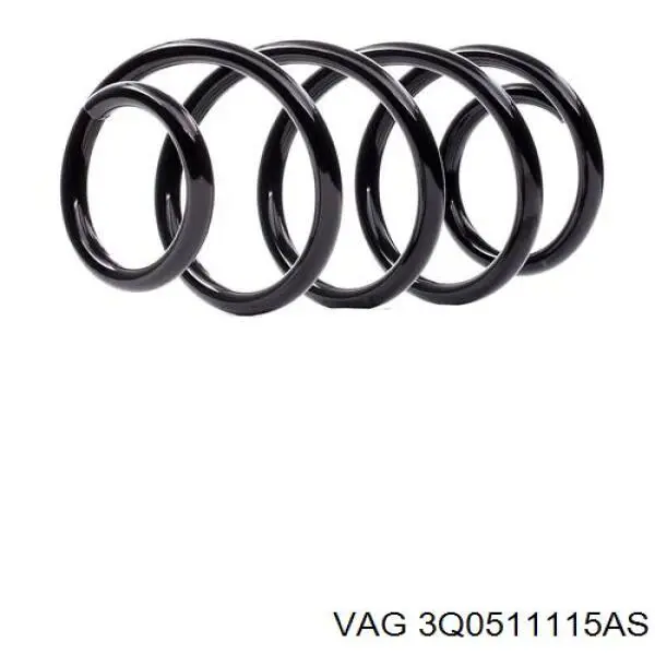 Купить 3Q0511115AS VAG Пружина подвески