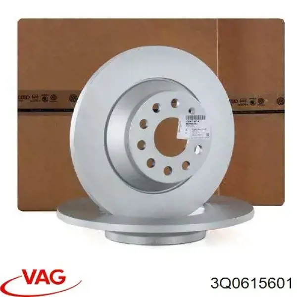 3Q0615601 VAG диск тормозной задний