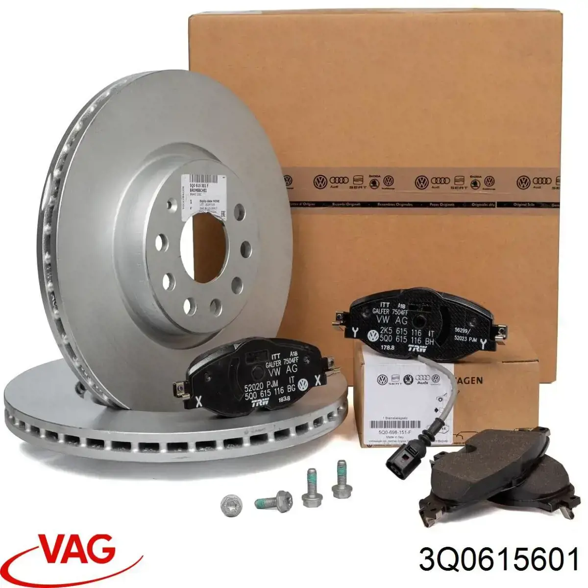 Задний тормозной диск VAG 3Q0615601 цена, от 9.85 USD