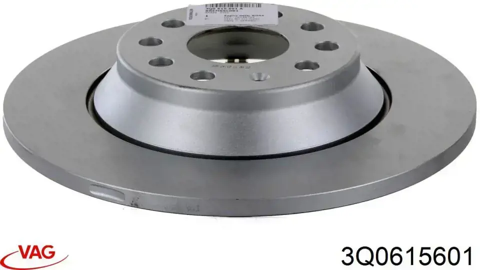 Купить 3Q0615601 VAG Диск тормозной задний