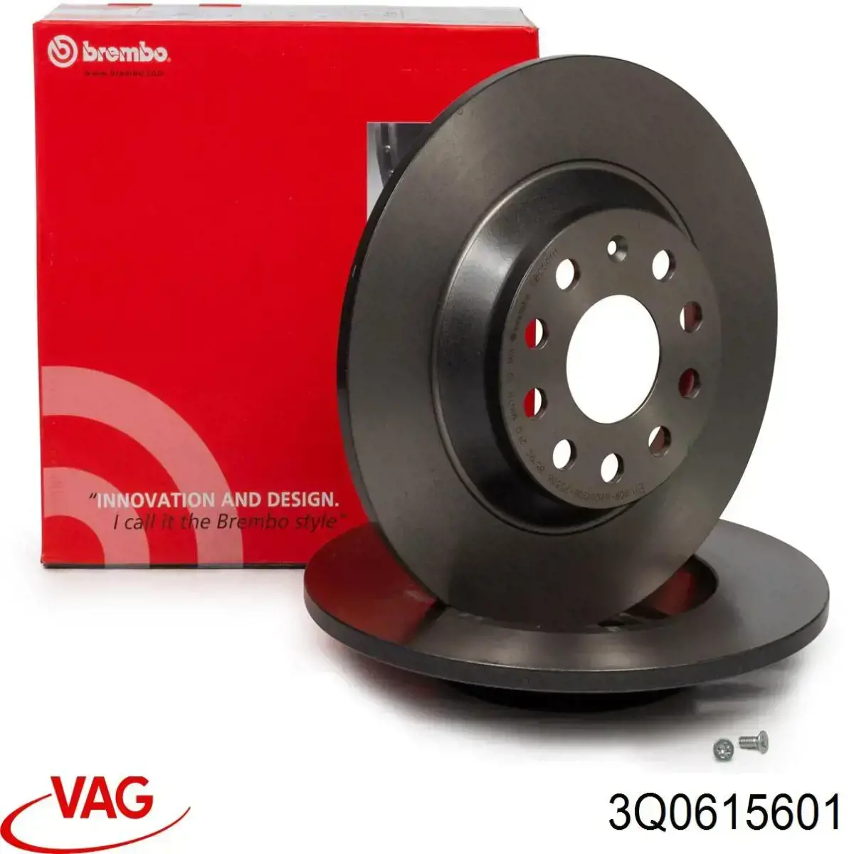 Задний дисковый тормоз VAG 3Q0615601