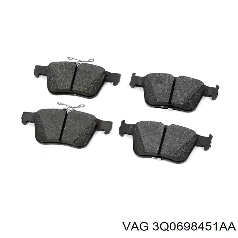 Колодки дисковые  VAG 3Q0698451H цена, от 24.01 USD