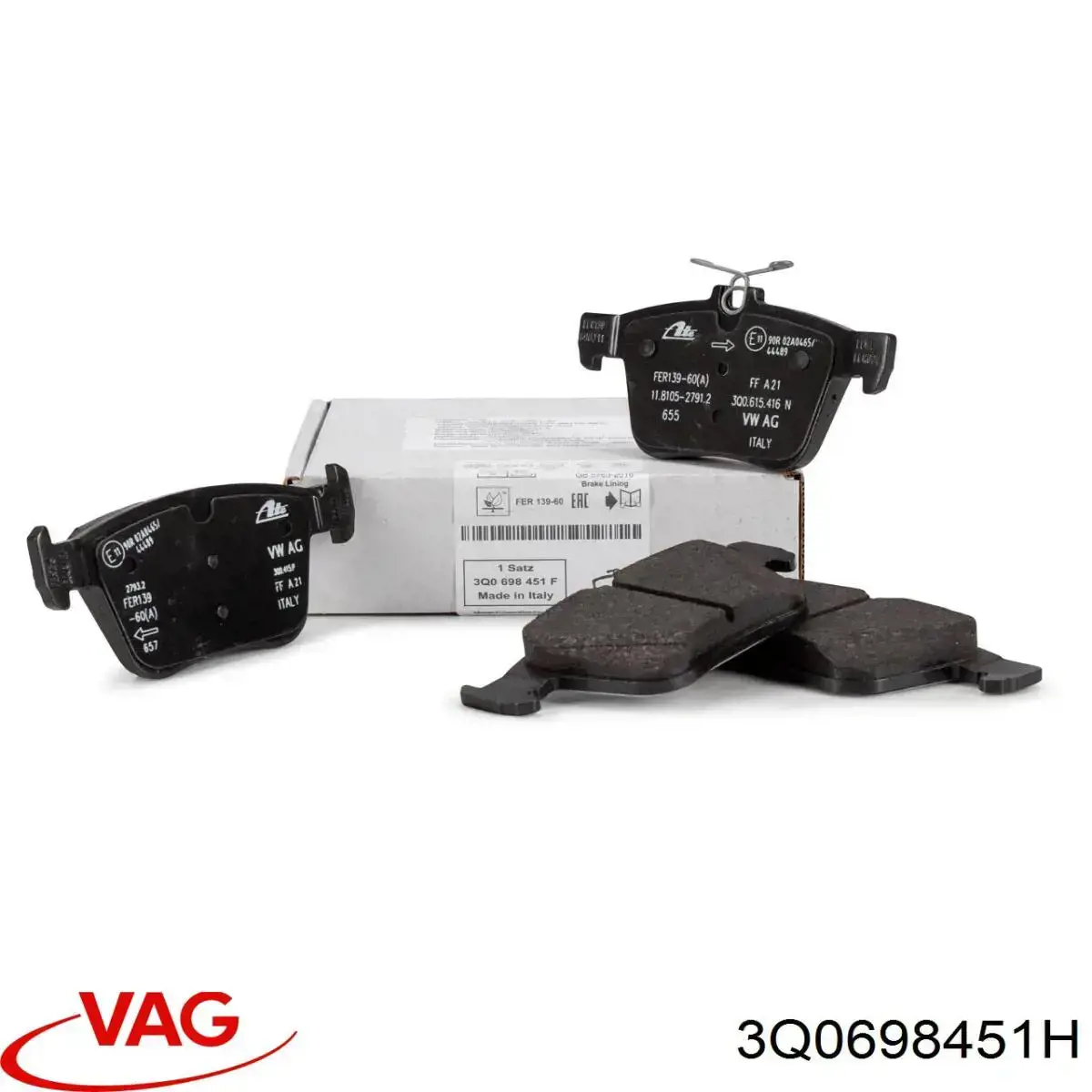 Задние дисковые колодки VAG 3Q0698451H