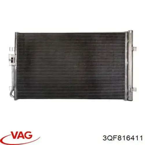 Радиатор кондиционера VAG 3QF816411