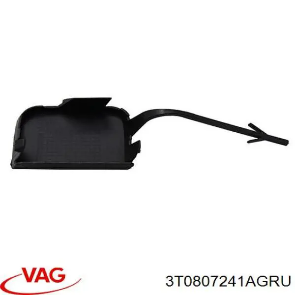 3T0807241AGRU VAG Передняя заглушка бампера буксировочного крюка