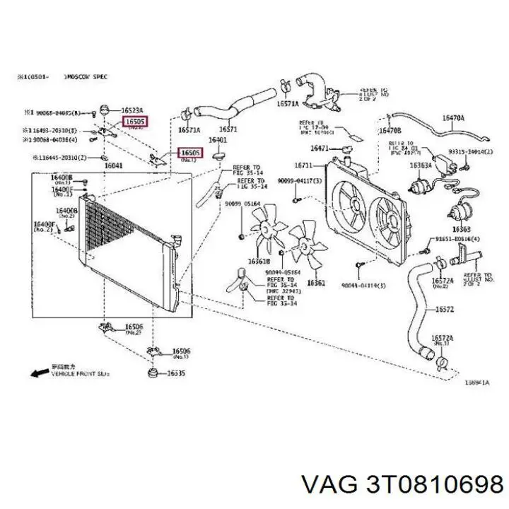  3T0810698 VAG