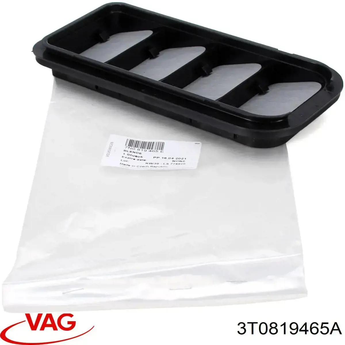3T0819465A VAG Решетка воздухозаборника салона