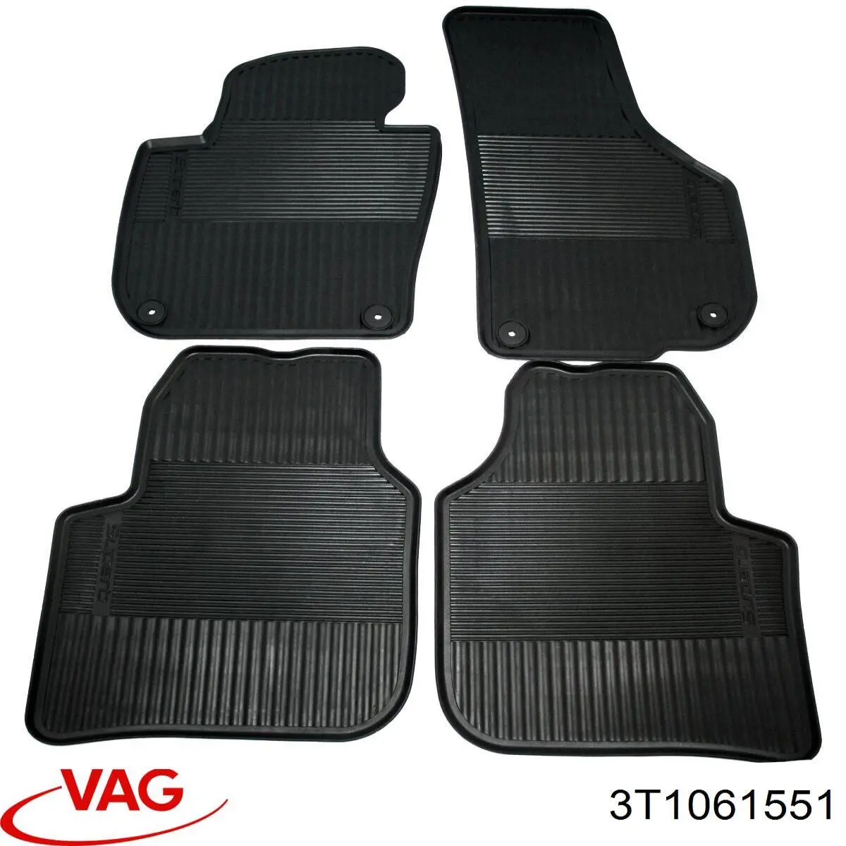 Купить 3T1061551 VAG Коврики автомобильные