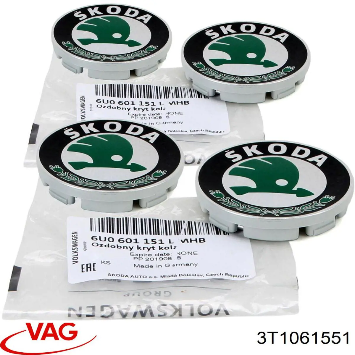 Коврики в салон VAG 3T1061551