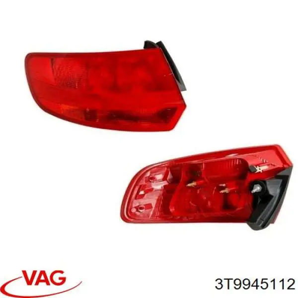 Фонарь задний правый VAG 3T9945112 цена, от 109.70 USD