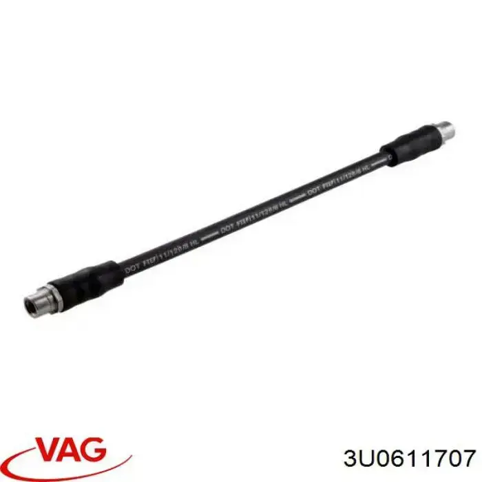 Шланг тормозной передний VAG 3U0611707 цена, от 5.64 USD