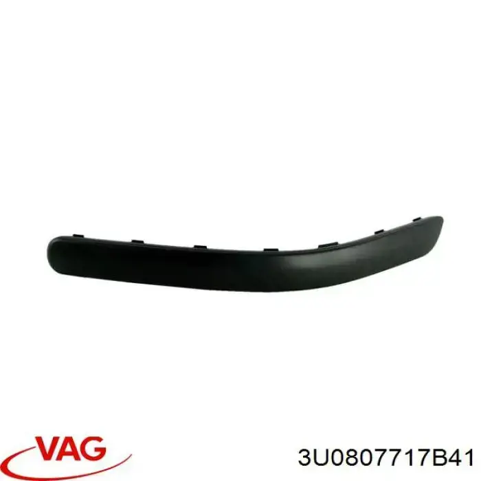 3U0807717B41 VAG Молдинг бампера переднего левый