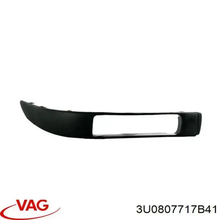 Купить 3U0807717B41 VAG Молдинг бампера переднего левый