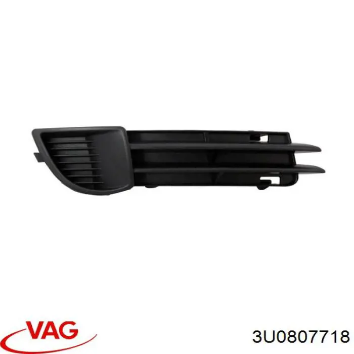 Молдинг бампера переднего правый VAG 3U0807718