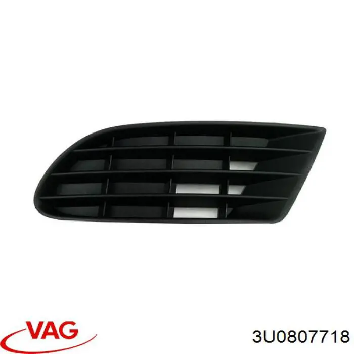 3U0807718 VAG Молдинг переднего бампера, правый