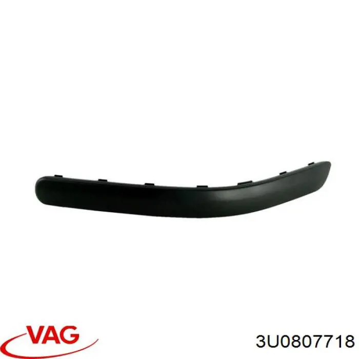 Молдинг бампера переднего правый VAG 3U0807718 цена, от 33.75 USD