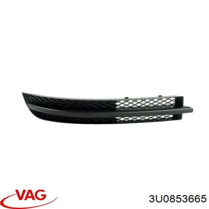 Решетка противотуманных фар левая VAG 3U0853665