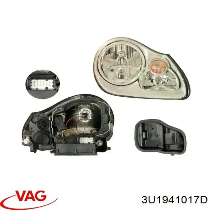 Фары VAG 3U1941017D