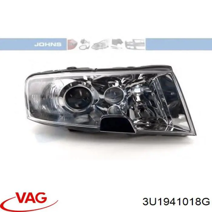 Правая блок фара VAG 3U1941018G цена, от 225.69 USD
