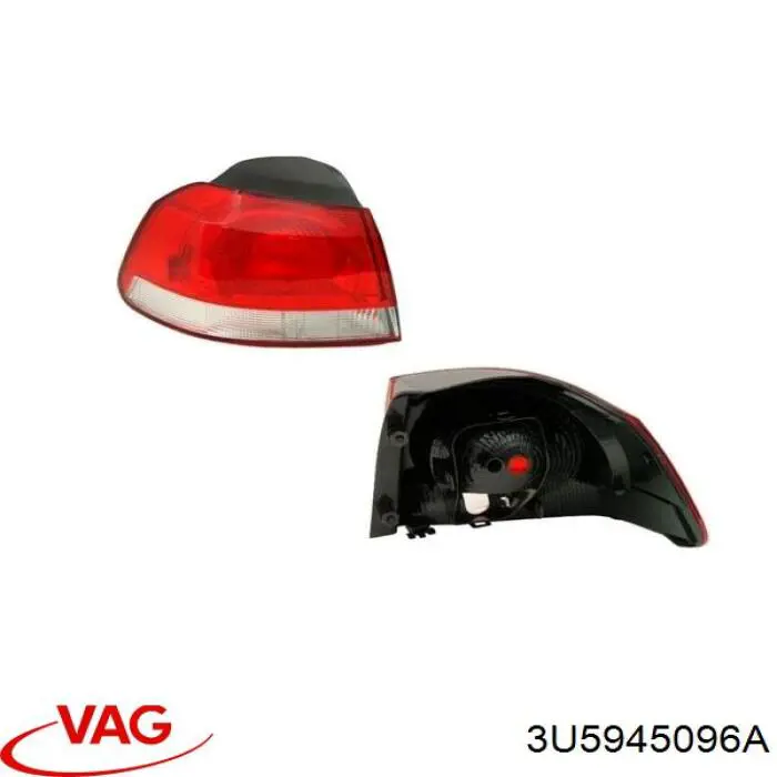 Купить 3U5945096A VAG Задняя правая фара