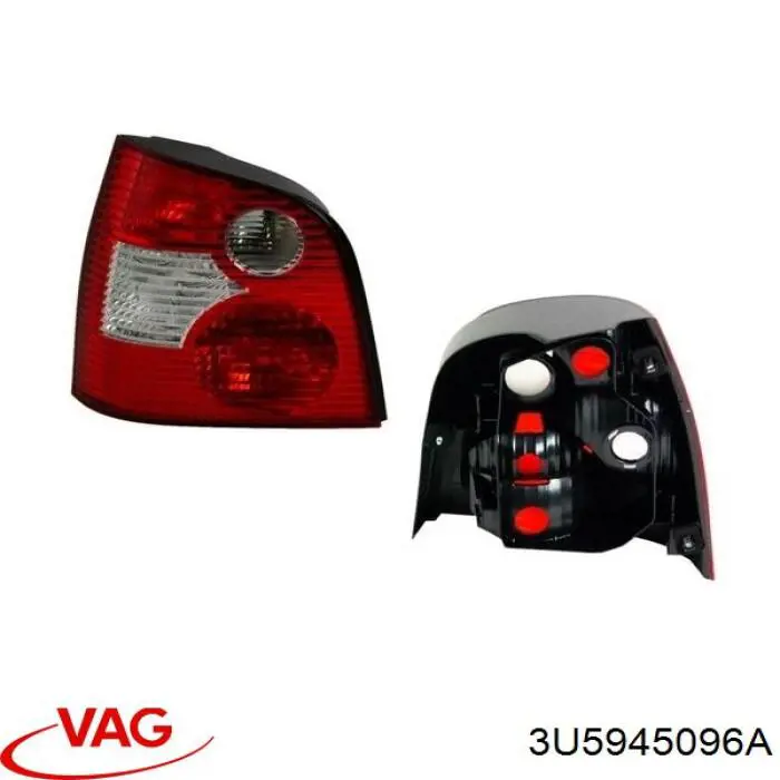 Фонарь задний правый VAG 3U5945096A цена, от 61.85 USD