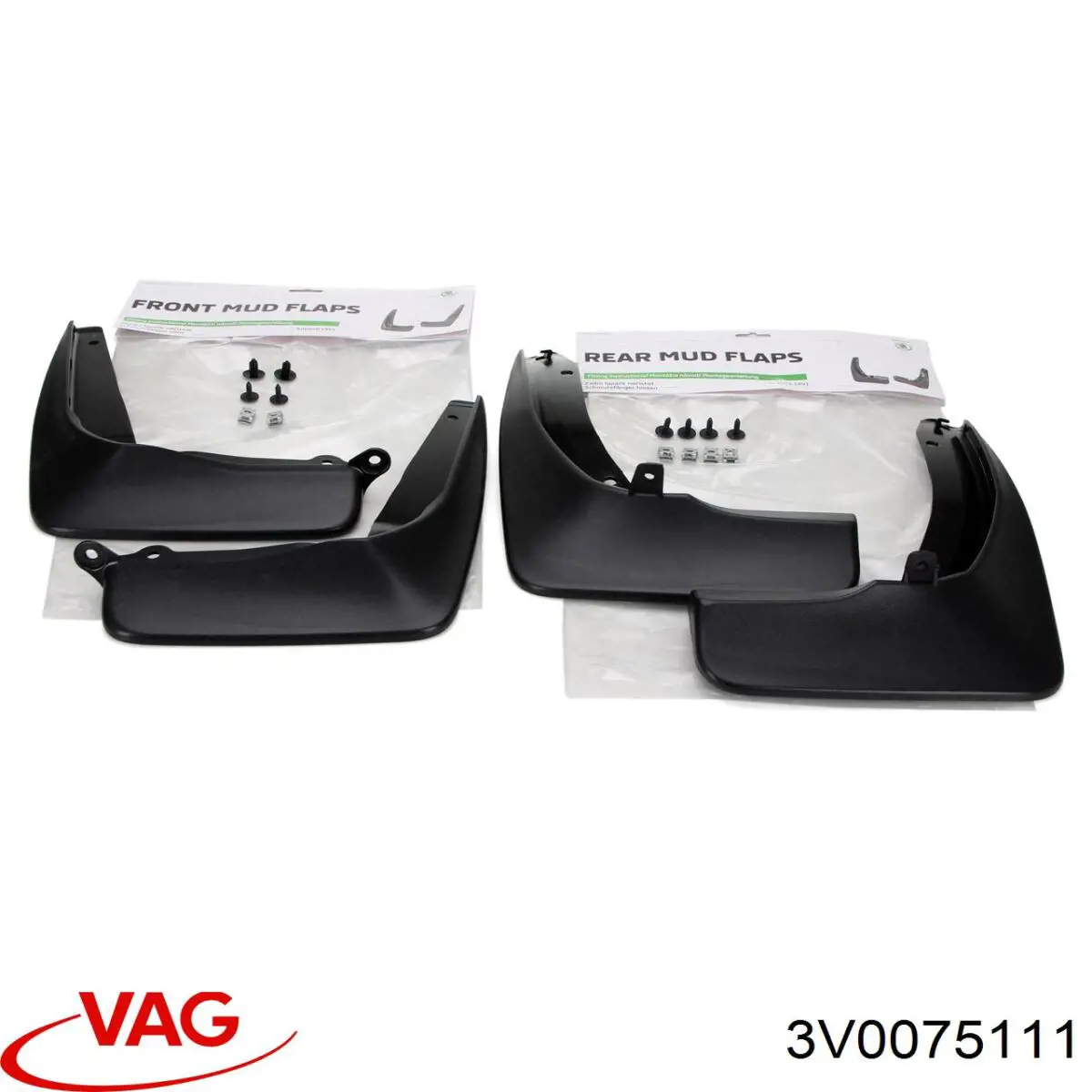  Protetores de lama dianteiros, kit Skoda SuperB III liftback (3V3) (2015 - 2026) III