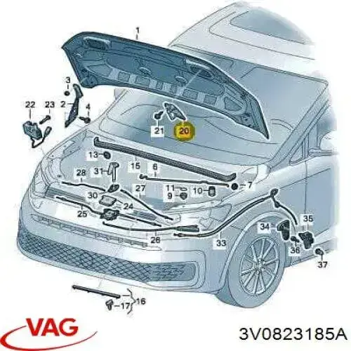  3V0823185A VAG