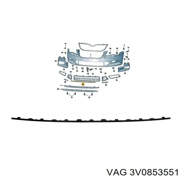  VAG 3V0853551 цена, от 6.57 USD