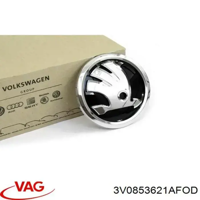 3V0853621AFOD VAG emblema de grelha do radiador