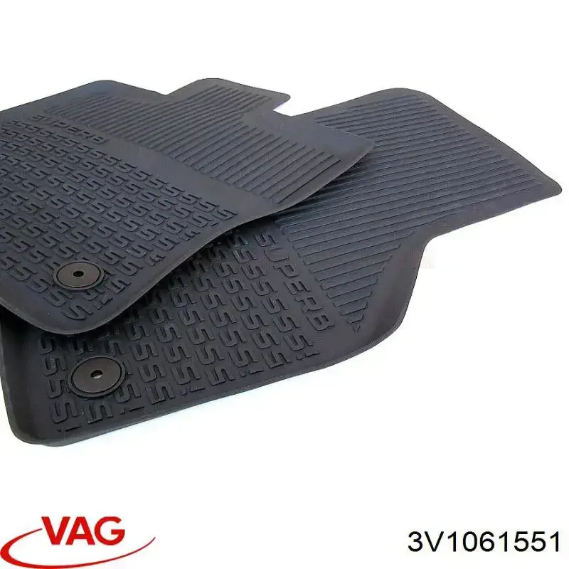 Передние коврики 3V1061551 VAG
