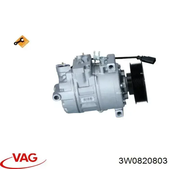 Компрессор кондиционера 3W0820803 VAG