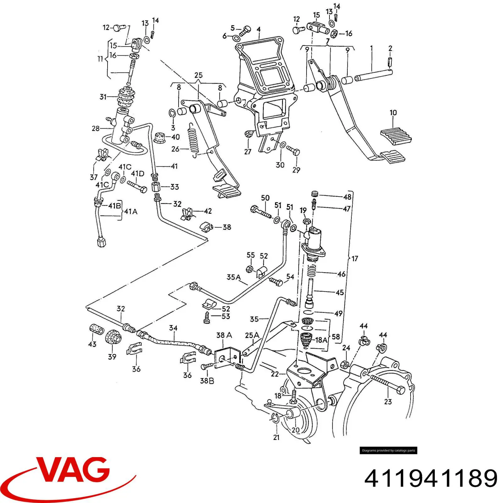 Купить 411941189 VAG 