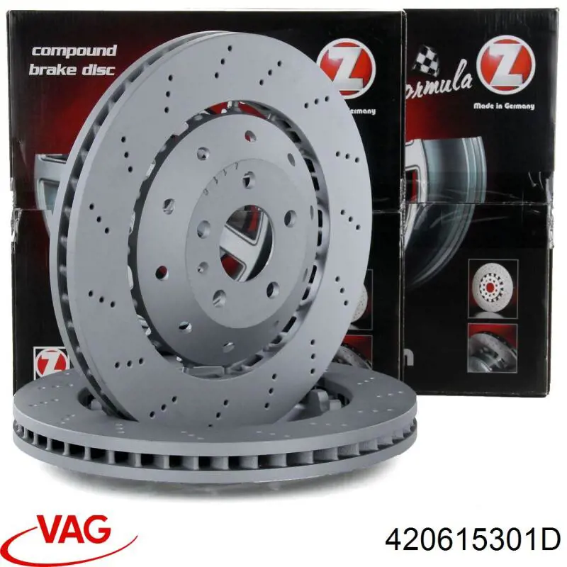 420615301D VAG диск тормозной передний
