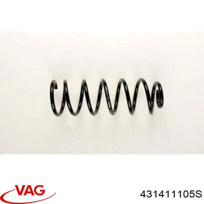 Пружина амортизатора передняя VAG 431411105S цена, от 22.65 USD