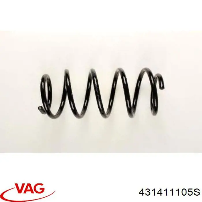 Купить 431411105S VAG Винтовая пружина подвеска
