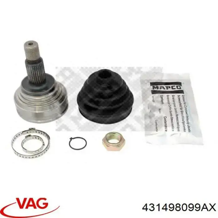 431498099AX VAG ШРУС наружный передний/задний