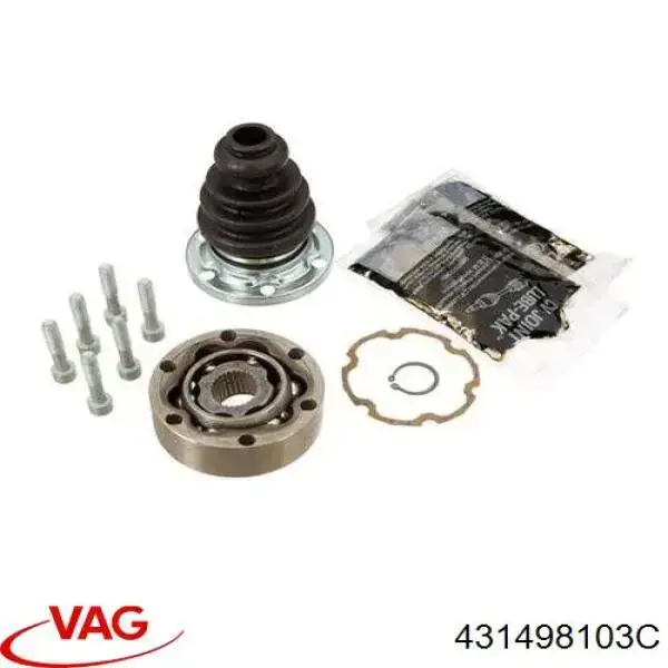Шарнир угловых скоростей внутренний передний VAG 431498103C цена, от 30.22 USD