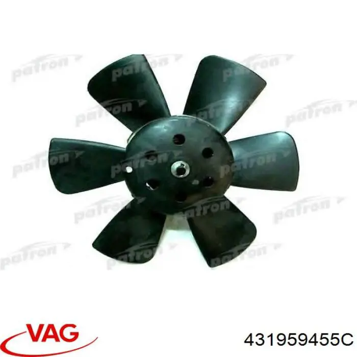 Электровентилятор охлаждения в сборе VAG 431959455C цена, от 30.11 USD