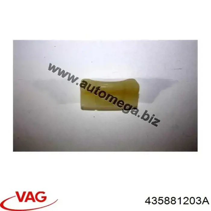 Направляющая салазок сиденья 435881203A VAG