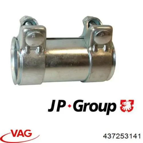 Хомут крепления глушителя передний VAG 437253141 цена, от 6.21 USD
