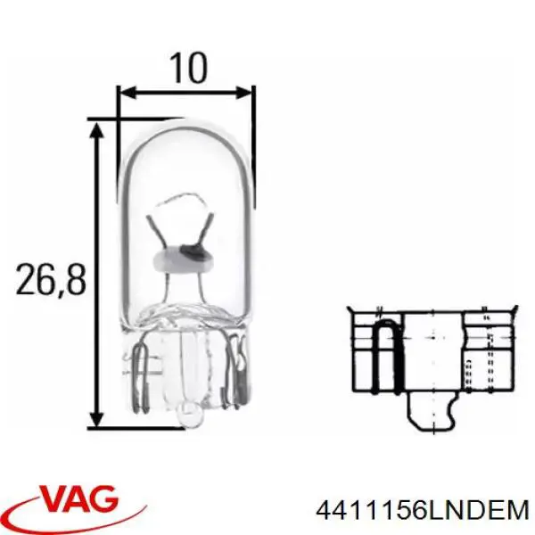 Фара левая 4411156LNDEM VAG