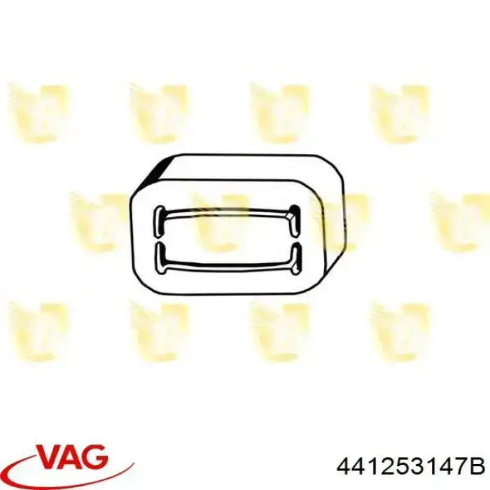 4D0253147 VAG Крепление глушителя