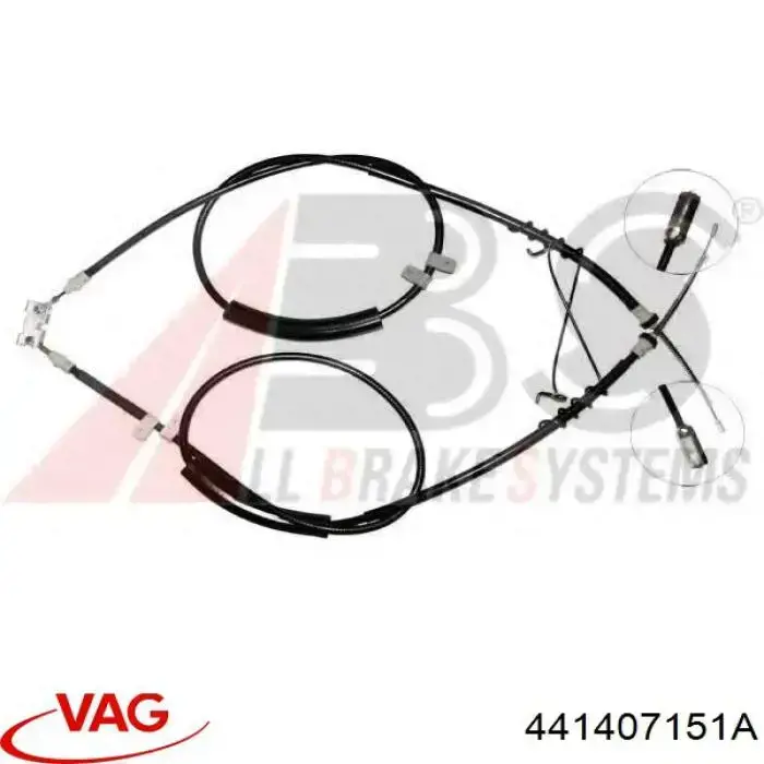 Рычаг передней подвески левый 441407151A VAG