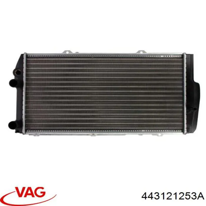 Радиатор охлаждения двигателя VAG 443121253A цена, от 57.80 USD