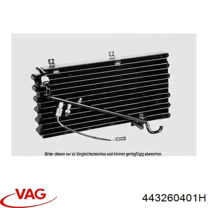 443260401H VAG радиатор кондиционера