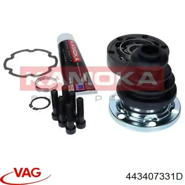 Шарнир угловых скоростей внутренний передний VAG 443407331D цена, от 30.03 USD