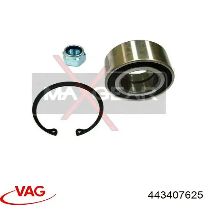 Подшипник ступицы передней/задней 443407625 VAG