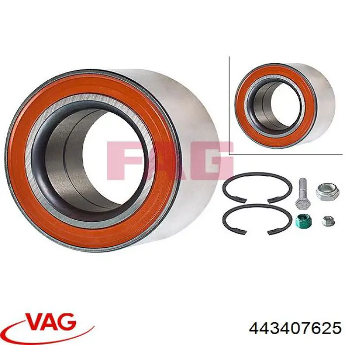 Подшипник ступицы пер/зад VAG 443407625 цена, от 15.94 USD