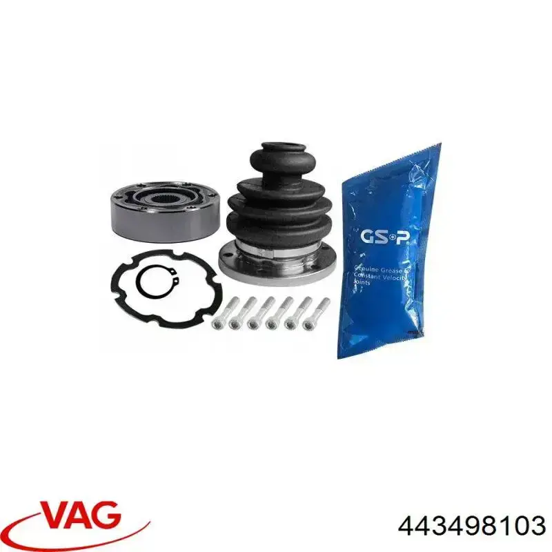 Шарнир угловых скоростей внутренний передний VAG 443498103 цена, от 29.69 USD